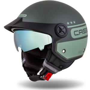 Cassida Handy Plus Chief odprta motoristična čelada zelena