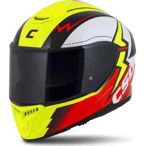 Integral motoristična čelada Cassida Integral GT 2.1 Flash fluo rumeno-rdeče-črno-bela