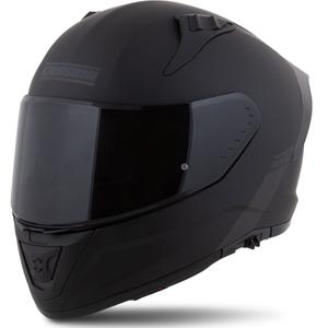 Integralna motoristična čelada Cassida Aero mat črno-siva