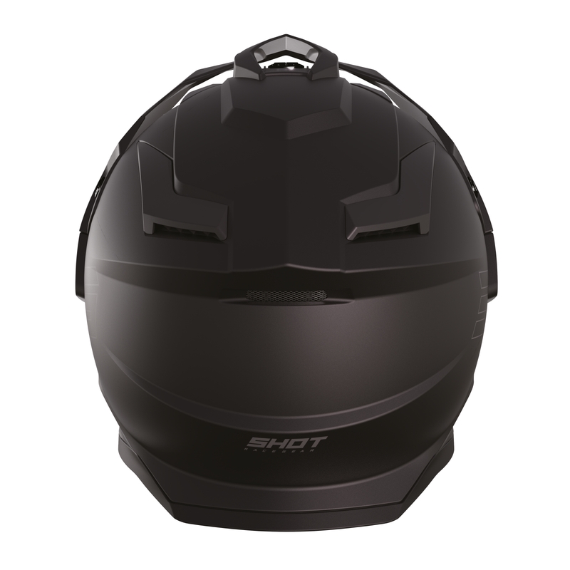 Enduro čelada Shot Trek Max Vision Solid mat črna