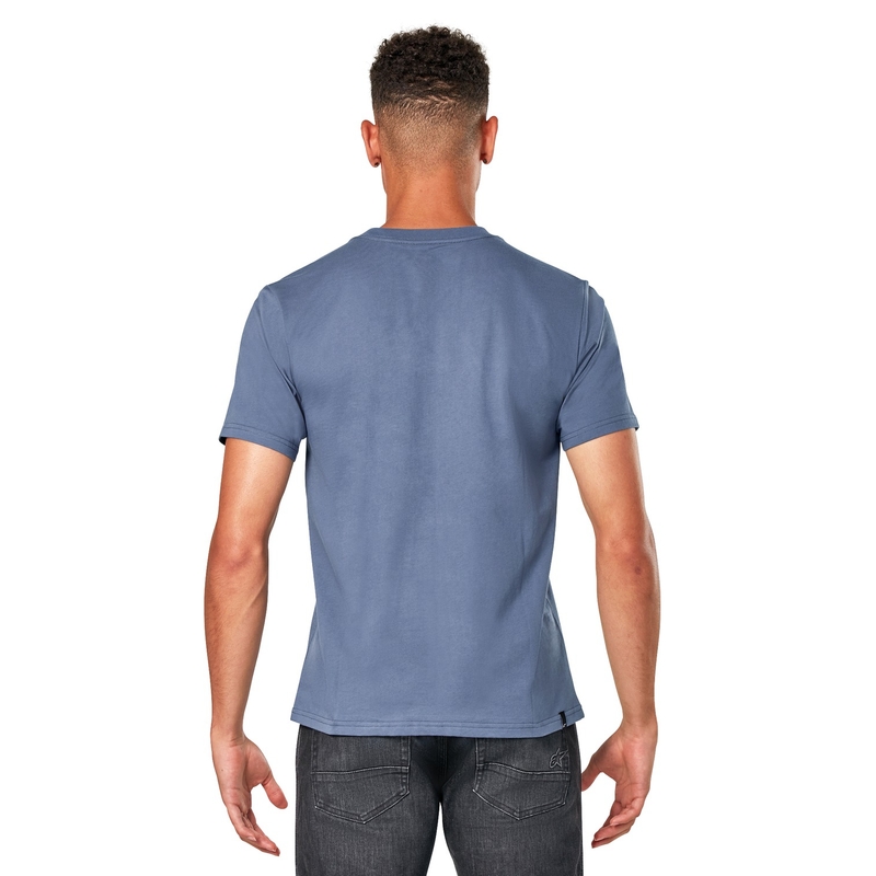 Alpinestars Overlay CSF modra majica s kratkimi rokavi