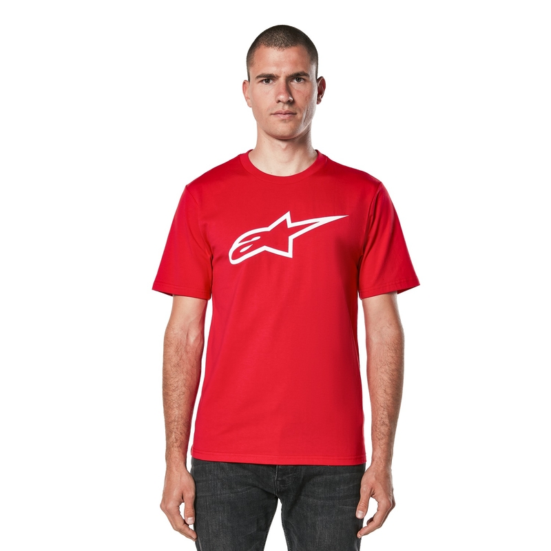 Rdeče-bela majica Alpinestars Ageless 2.0 CSF