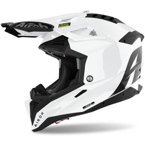 Motokros čelada Airoh Aviator 3.0 Color 2024 white glossy