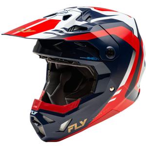 Motokros čelada FLY Racing Formula CP rdeče-belo-modra