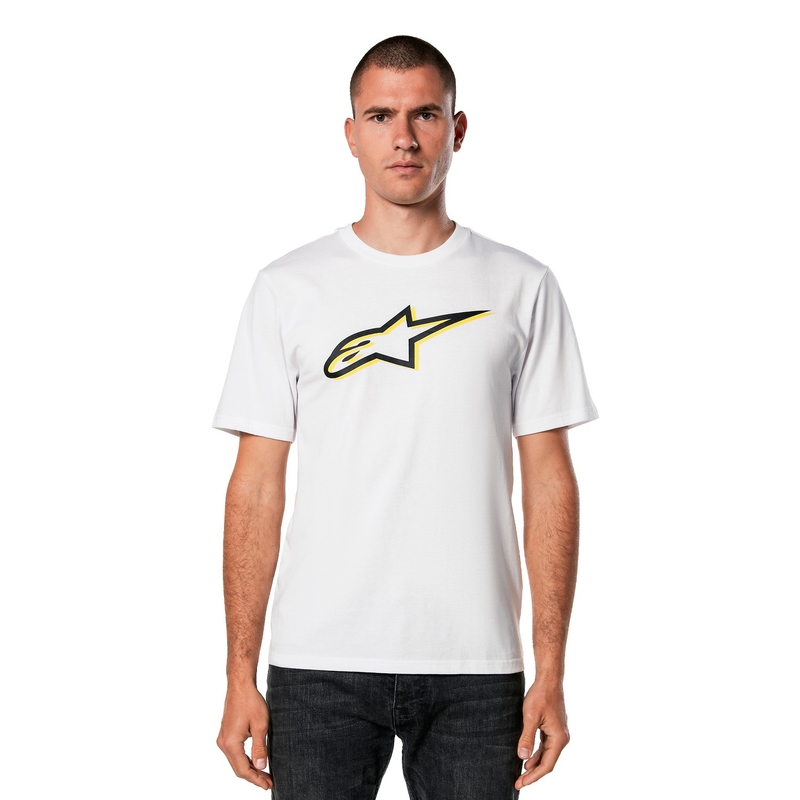 Majica Alpinestars Ageless Shadow CSF belo-črna