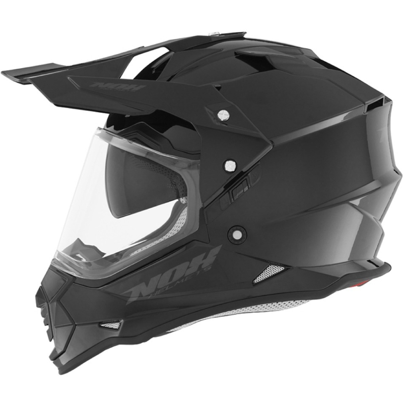 Enduro čelada NOX N312 črna sijajna