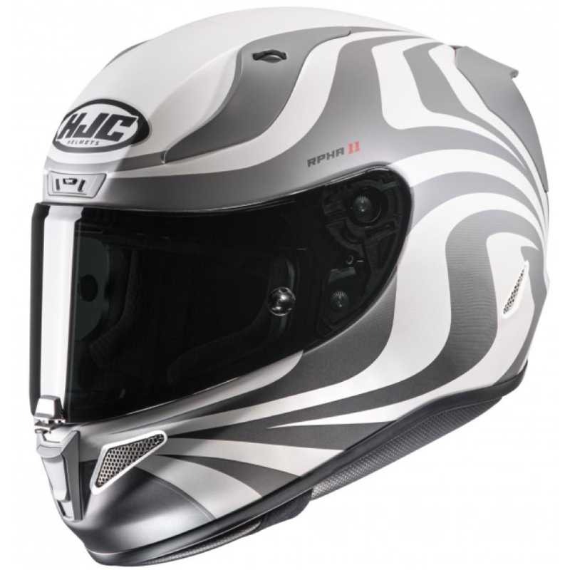 Integralna motoristična čelada HJC RPHA 11 Eldon MC10SF belo-siva