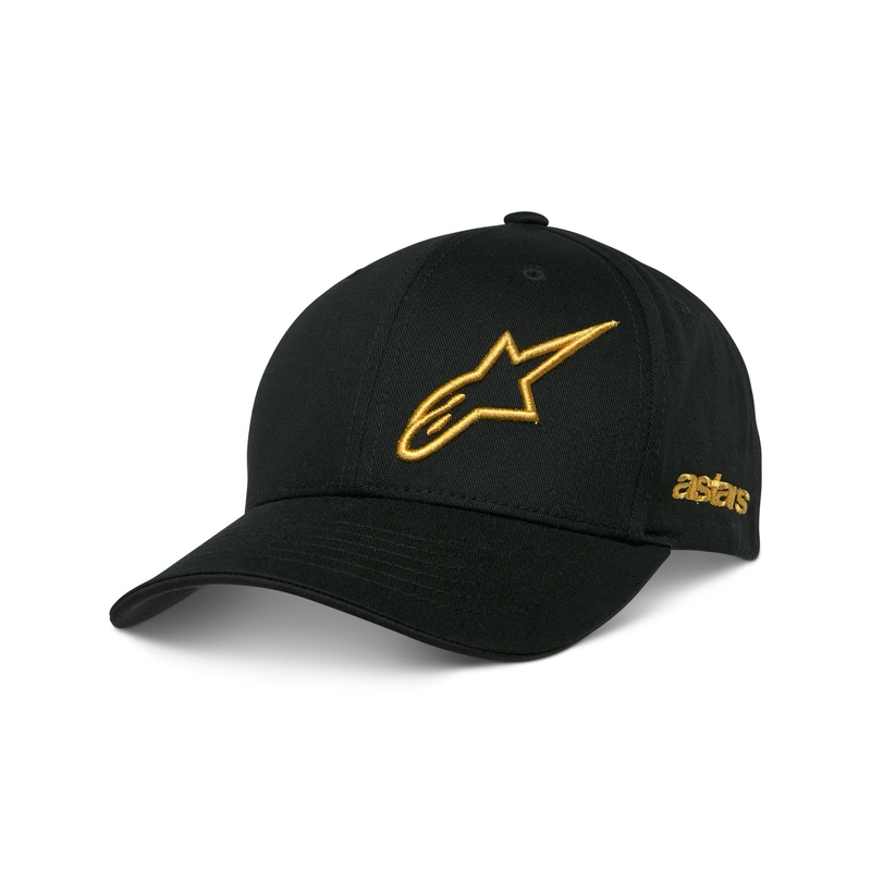 Kapa Alpinestars Sessionized Snapback črno-zlata