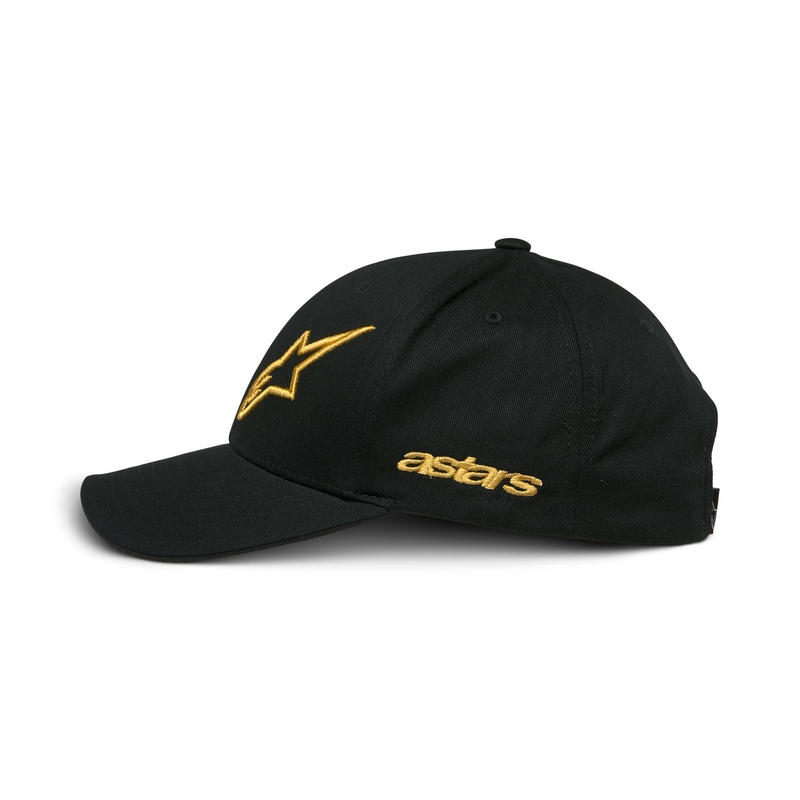 Kapa Alpinestars Sessionized Snapback črno-zlata