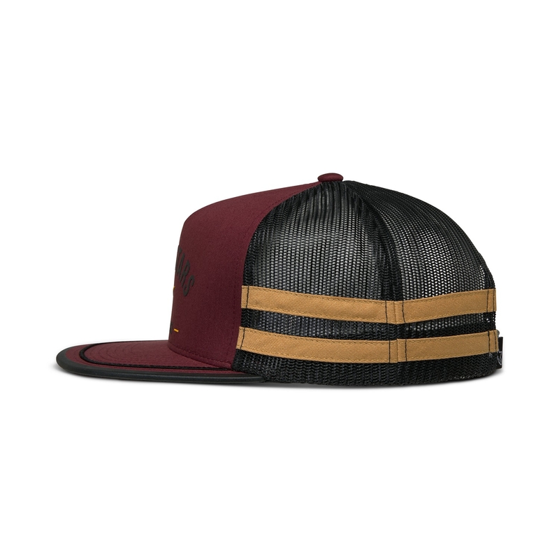 Alpinestars Backline Trucker Cap opečnato rdeče-črno-zlata