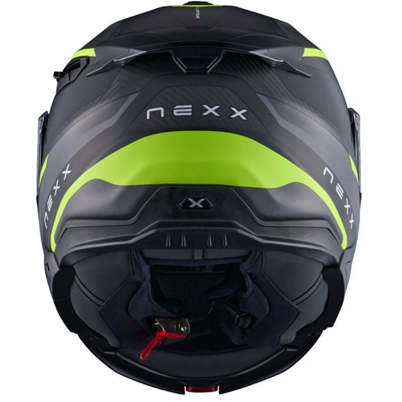 Motoristična čelada na preklop Nexx X.Lifetour PRO Mile mat sivo-fluo rumena