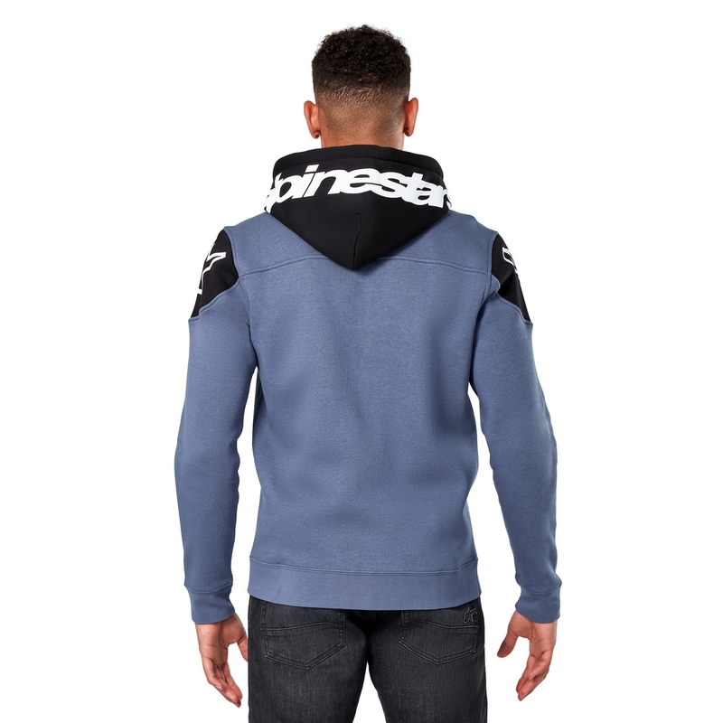 Alpinestars Velocity pulover s kapuco modro-črn