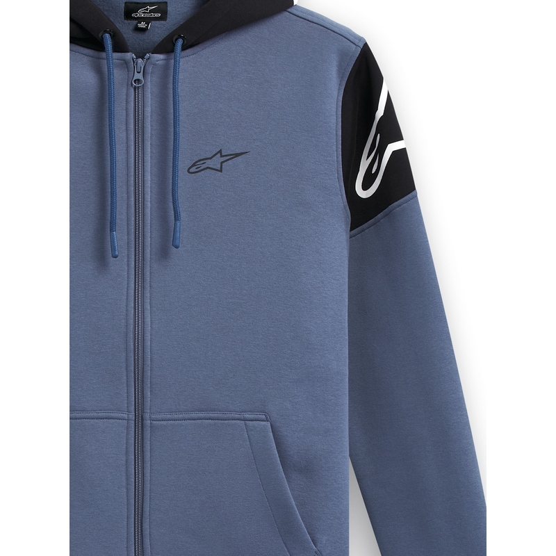 Alpinestars Velocity pulover s kapuco modro-črn