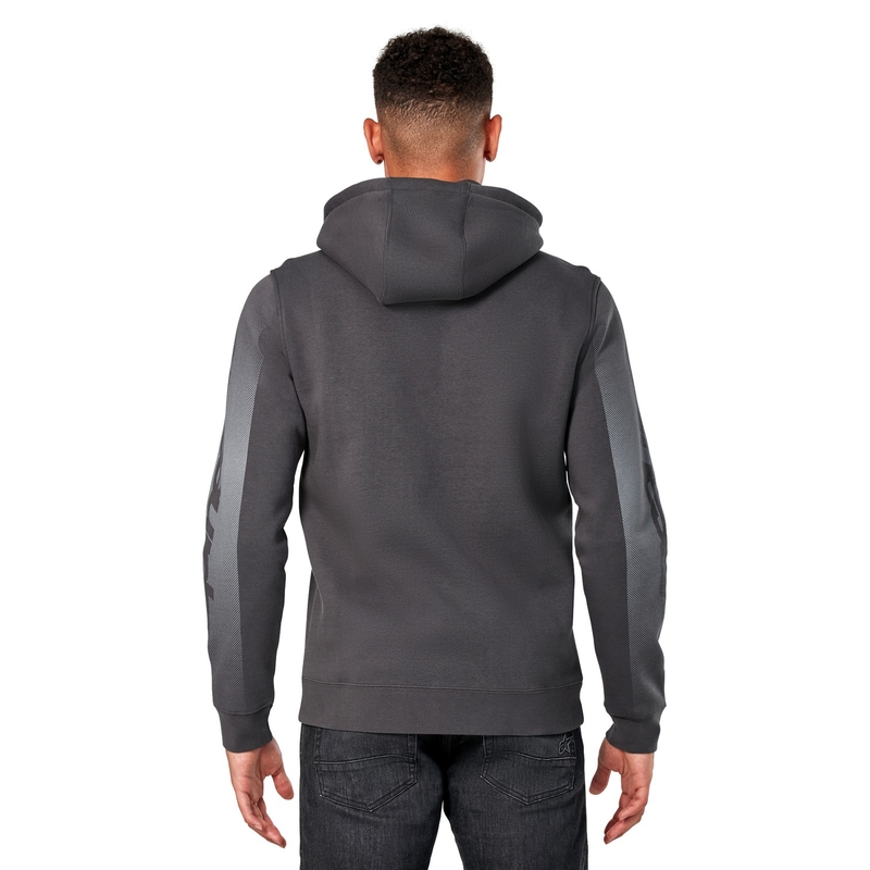 Alpinestars Arising Pulover s kapuco temno sivo-svetlo siv