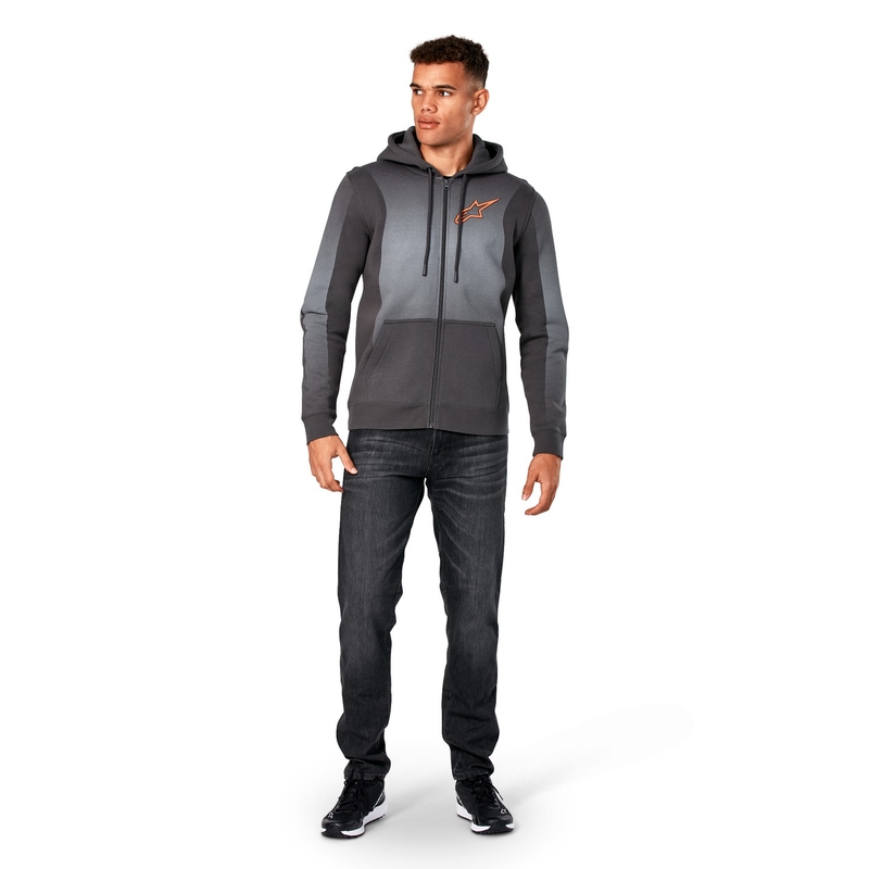 Alpinestars Arising Pulover s kapuco temno sivo-svetlo siv