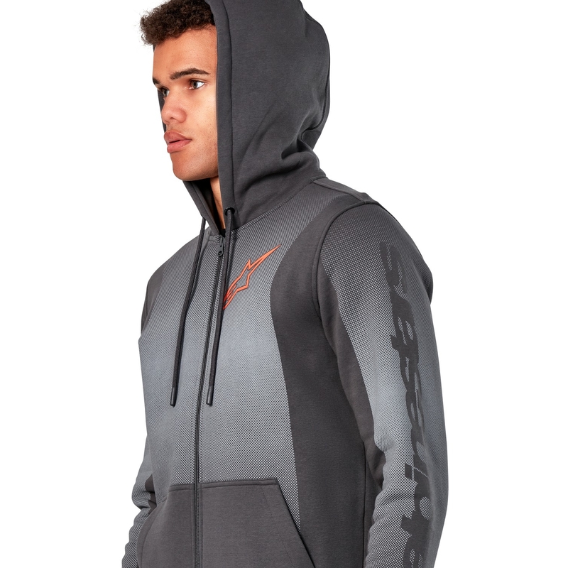 Alpinestars Arising Pulover s kapuco temno sivo-svetlo siv