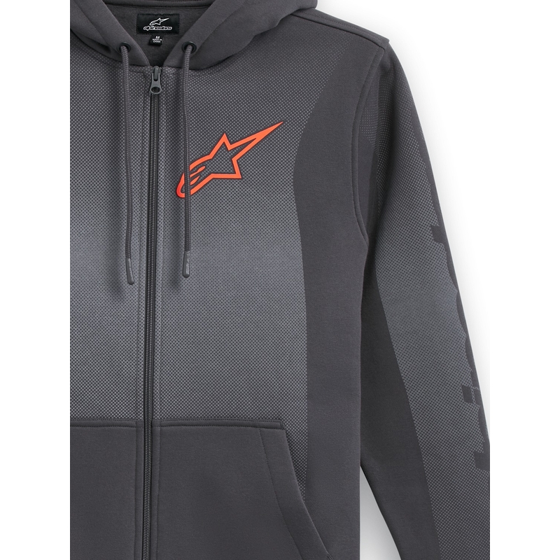 Alpinestars Arising Pulover s kapuco temno sivo-svetlo siv