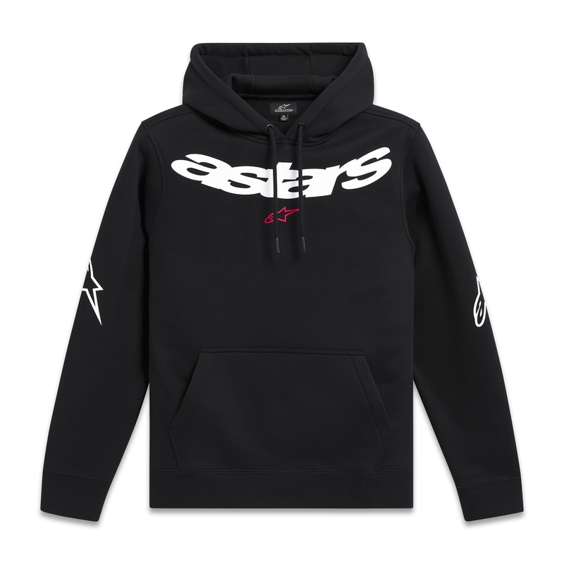 Črna majica s kapuco Elliptic Alpinestars