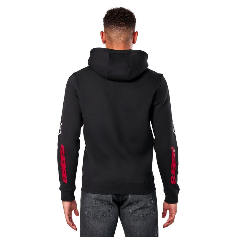 Črna majica s kapuco Elliptic Alpinestars