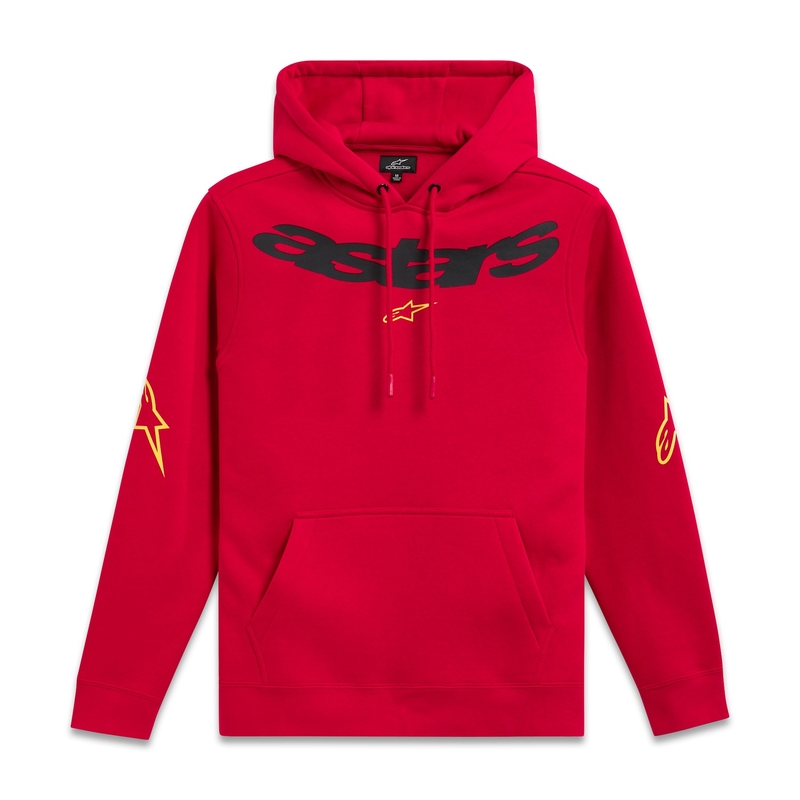 Alpinestars Elliptic Pulover s kapuco rdeč