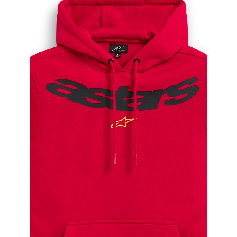 Alpinestars Elliptic Pulover s kapuco rdeč