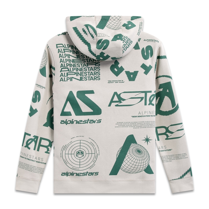 Alpinestars Determinant Pulover s kapuco bel umazano bel
