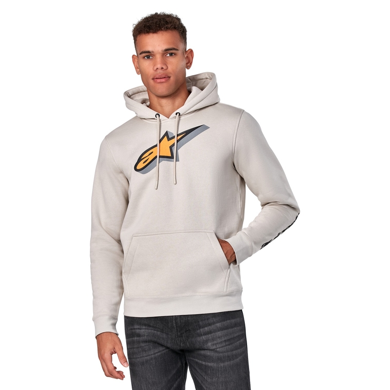 Alpinestars Quickness Pulover s kapuco bel umazano bel