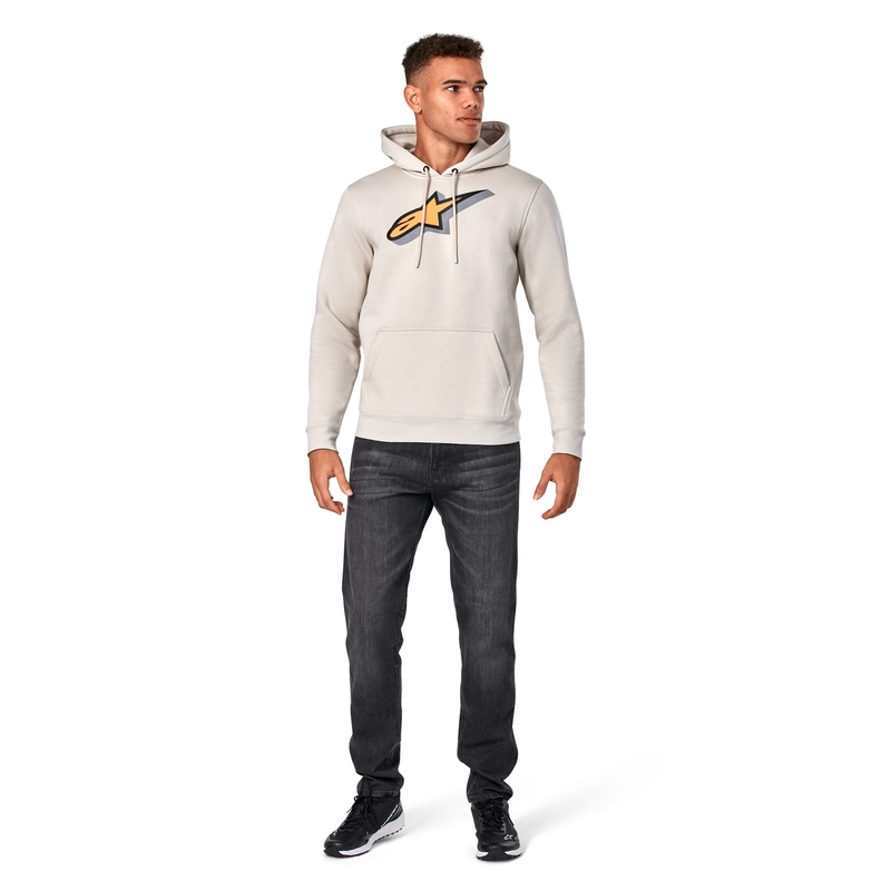 Alpinestars Quickness Pulover s kapuco bel umazano bel