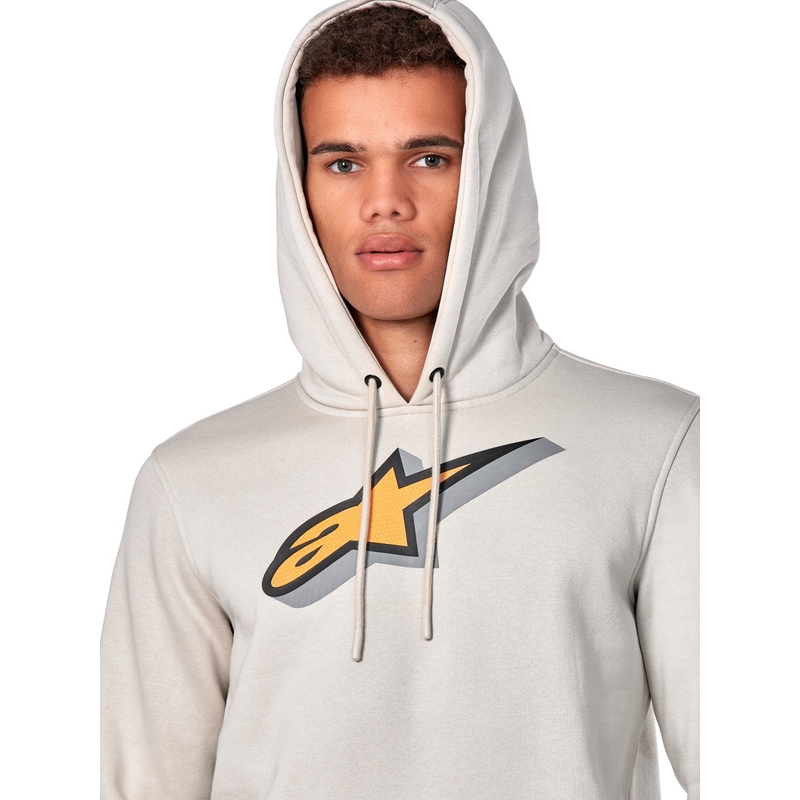 Alpinestars Quickness Pulover s kapuco bel umazano bel