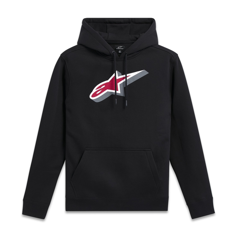 Črna majica s kapuco Alpinestars Quickness