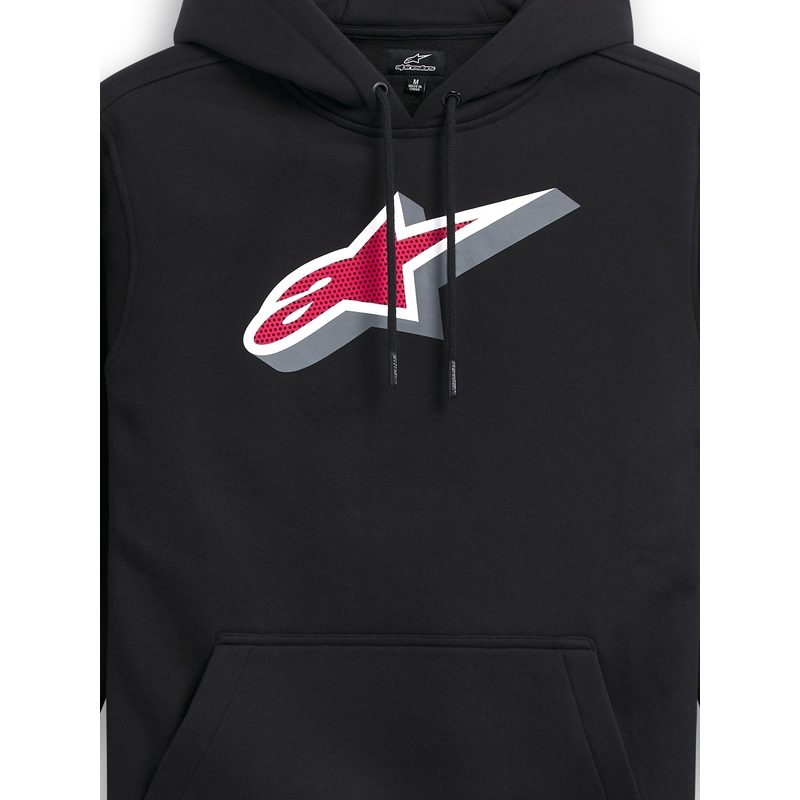 Črna majica s kapuco Alpinestars Quickness
