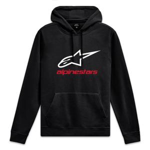 Alpinestars Always Pulover s kapuco 3 črno-belo-rdeč