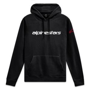 Alpinestars Wordmark Pulover s kapuco 3 črno-belo-rdeč