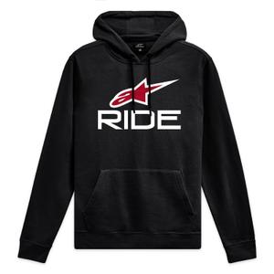 Alpinestars Ride Pulover s kapuco 4 črno-belo-rdeč