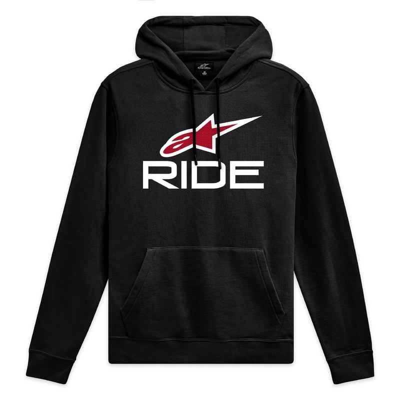 Alpinestars Ride Pulover s kapuco 4 črno-belo-rdeč