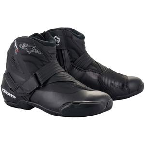 Črni motoristični škornji Alpinestars SMX-1 R