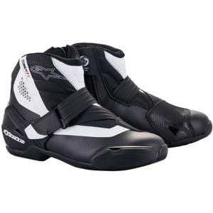 Motoristični škornji Alpinestars SMX-1 R črno-beli