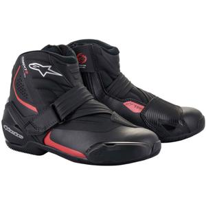 Motoristični škornji Alpinestars SMX-1 R črno-rdeči