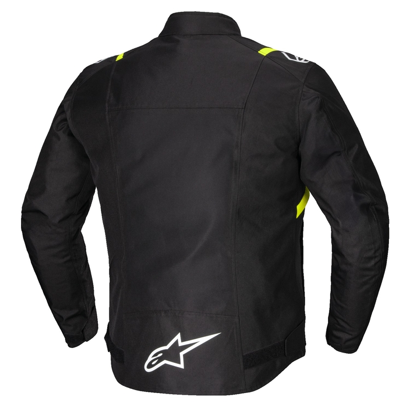 Alpinestars T-SPS 2 Nepremočljiva motoristična jakna črno-bela-fluo rumena