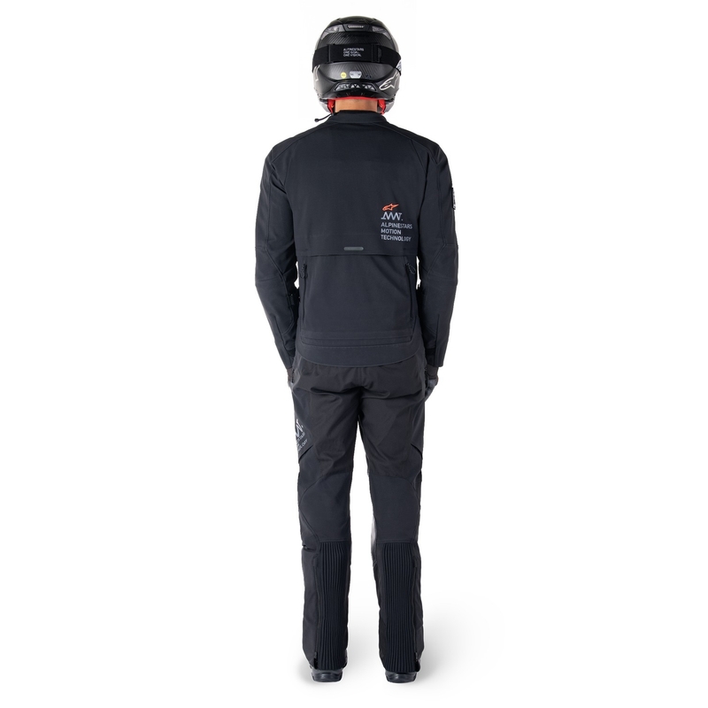 Črna motoristična jakna Alpinestars AMT-8 Stretch Drystar XF