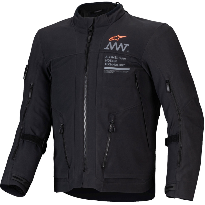 Črna motoristična jakna Alpinestars AMT-8 Stretch Drystar XF