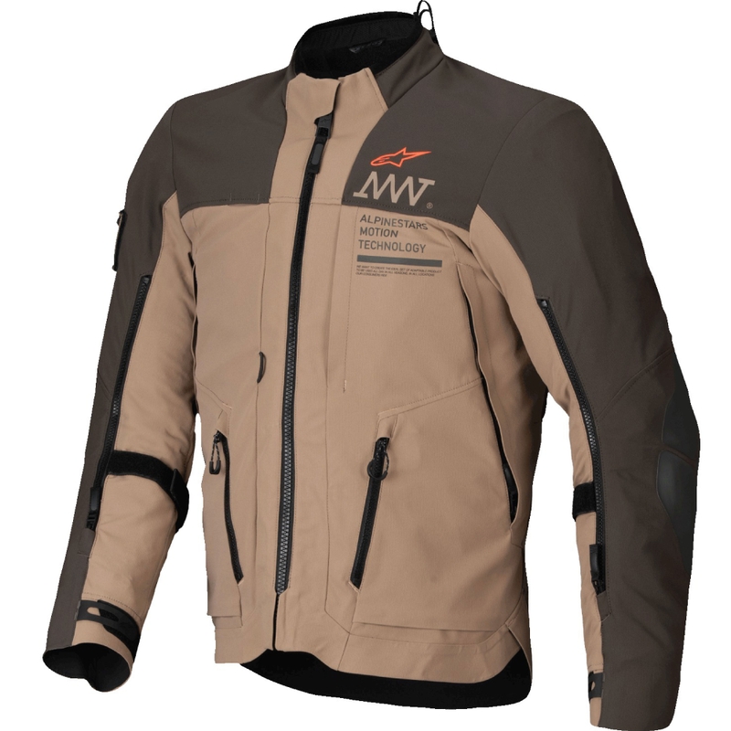 Alpinestars AMT-8 Stretch Drystar XF motoristična jakna rjavo-kaki