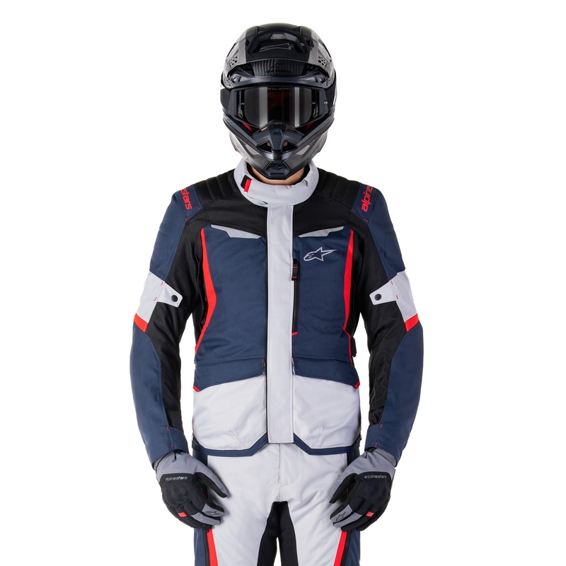 Alpinestars ST-1 Vodoodporna motoristična jakna temno modra-črno-rdeča