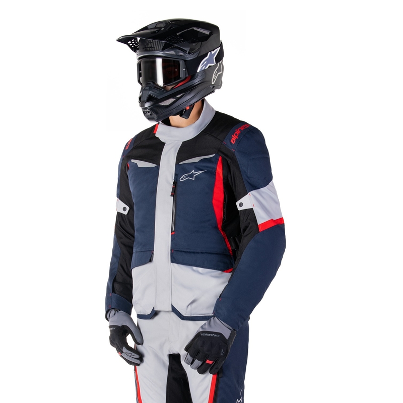 Alpinestars ST-1 Vodoodporna motoristična jakna temno modra-črno-rdeča