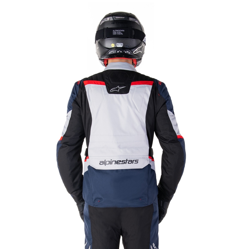 Alpinestars ST-1 Vodoodporna motoristična jakna temno modra-črno-rdeča