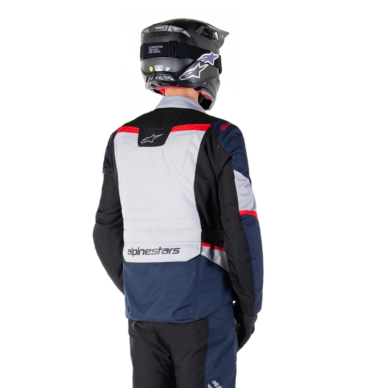 Alpinestars ST-1 Vodoodporna motoristična jakna temno modra-črno-rdeča