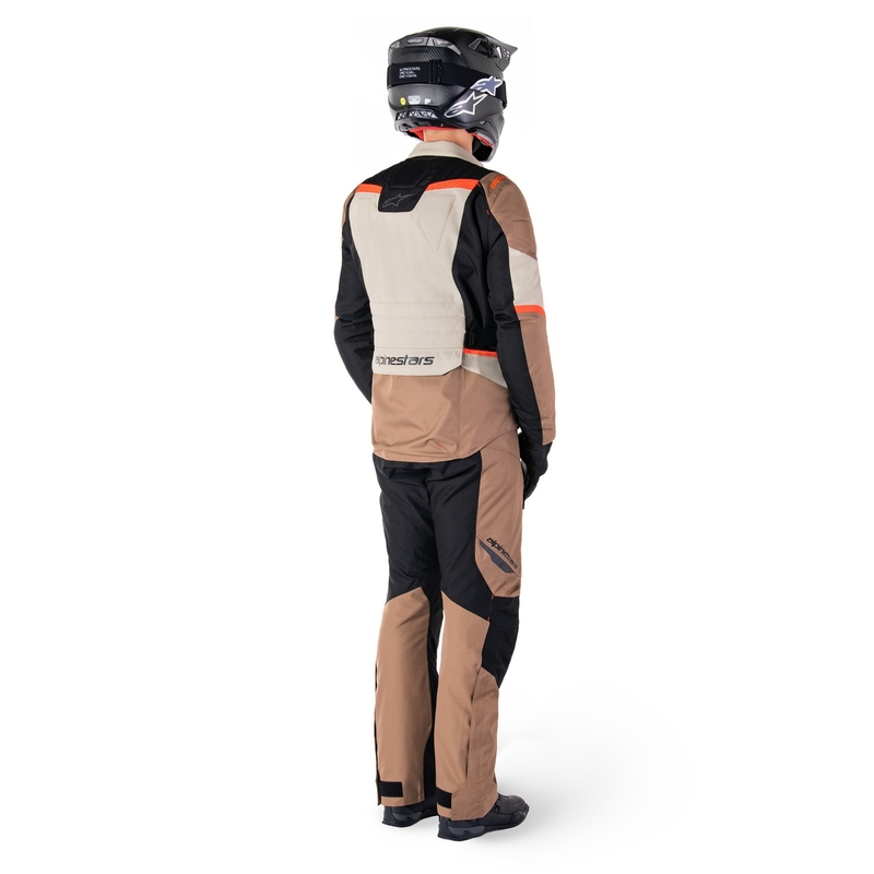 Alpinestars ST-1 nepremočljiva motoristična jakna kaki-peščeno-črna-fluo rdeča