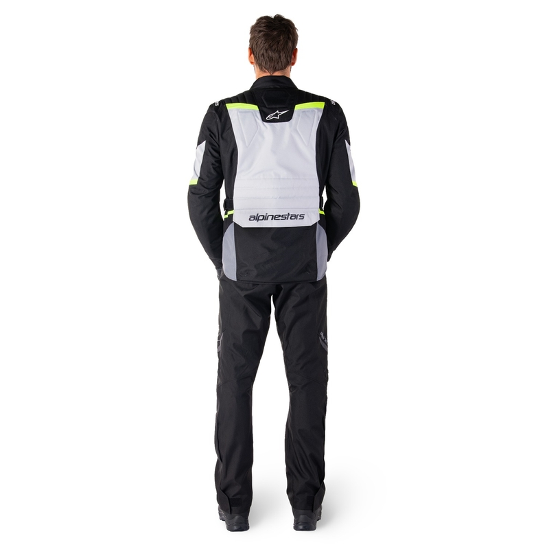 Alpinestars ST-1 nepremočljiva motoristična jakna sivo-črna-fluo rumena