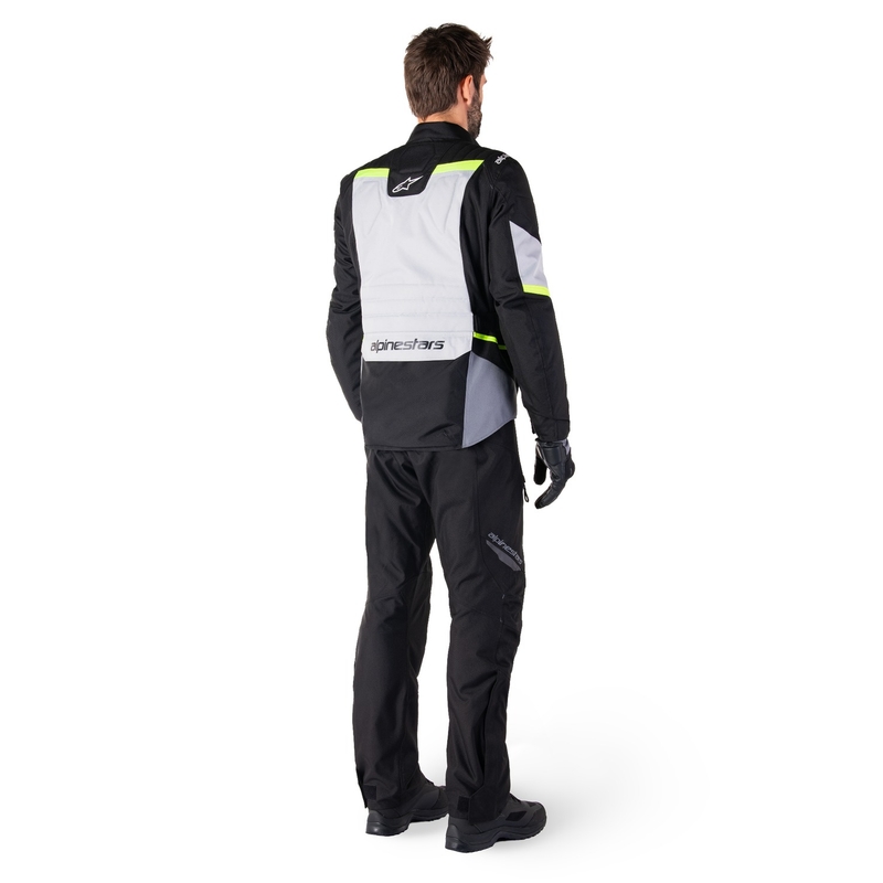 Alpinestars ST-1 nepremočljiva motoristična jakna sivo-črna-fluo rumena