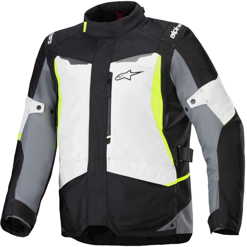 Alpinestars ST-1 nepremočljiva motoristična jakna sivo-črna-fluo rumena
